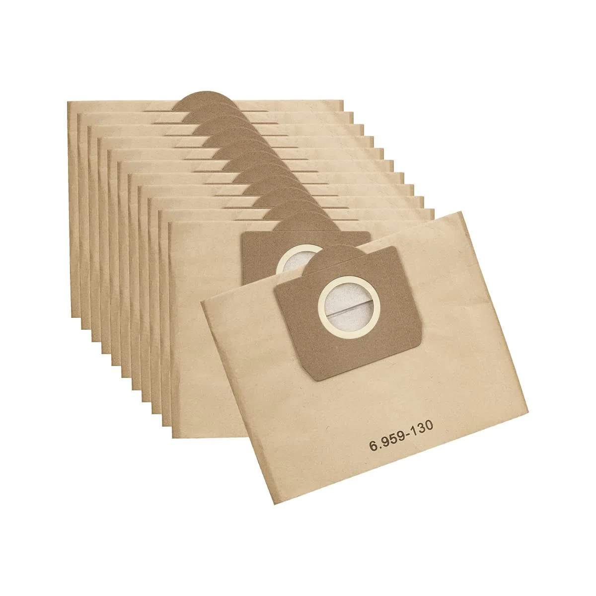Sacchetti di Ricambi per Karcher WD3, Sacchi Filtro di Carta 6.959-130.0 Accessorio per Kärcher WD3 MV3 Aspirapolvere (12 Pezzi)